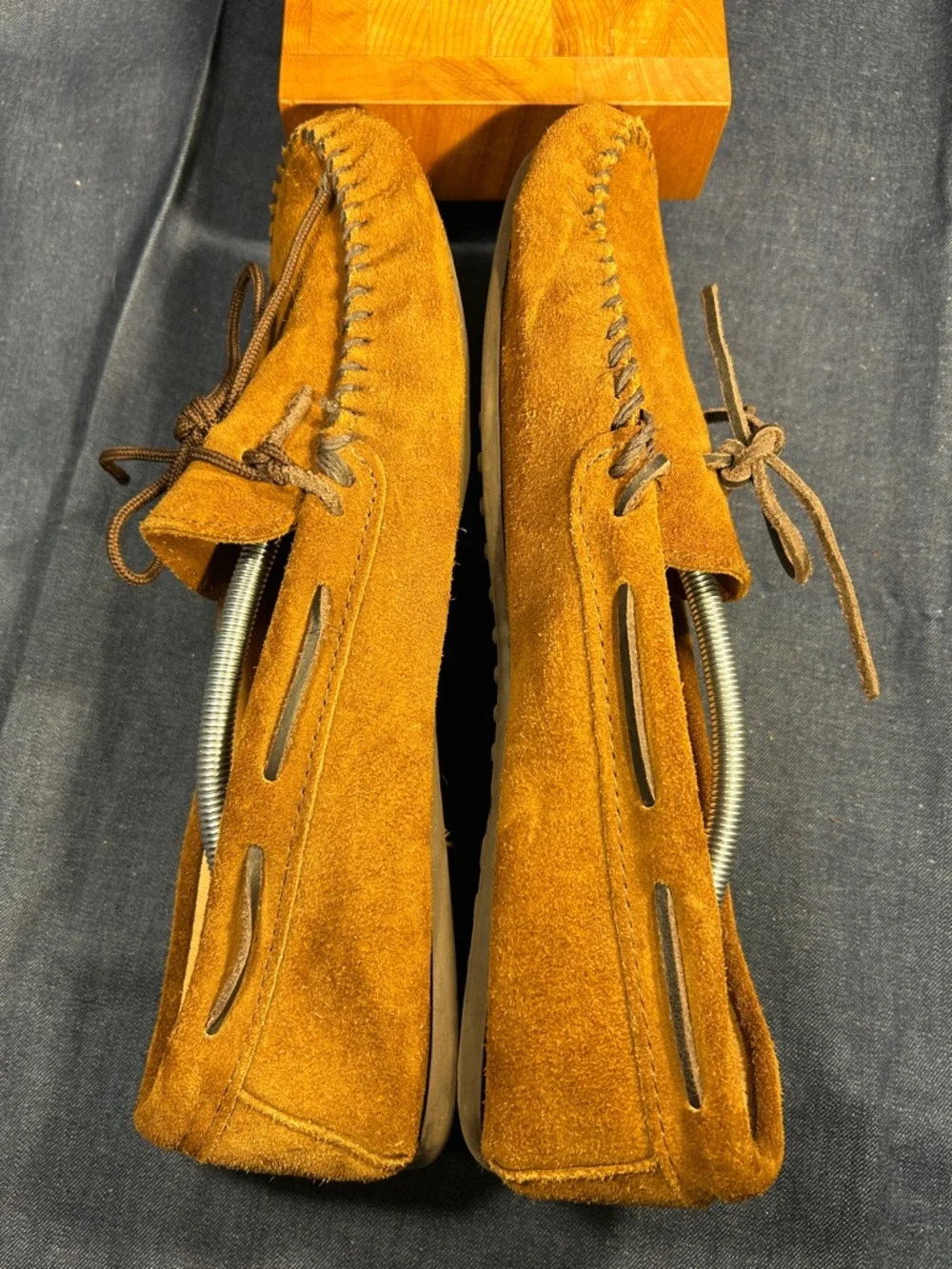 Minnetonka leather moccasins